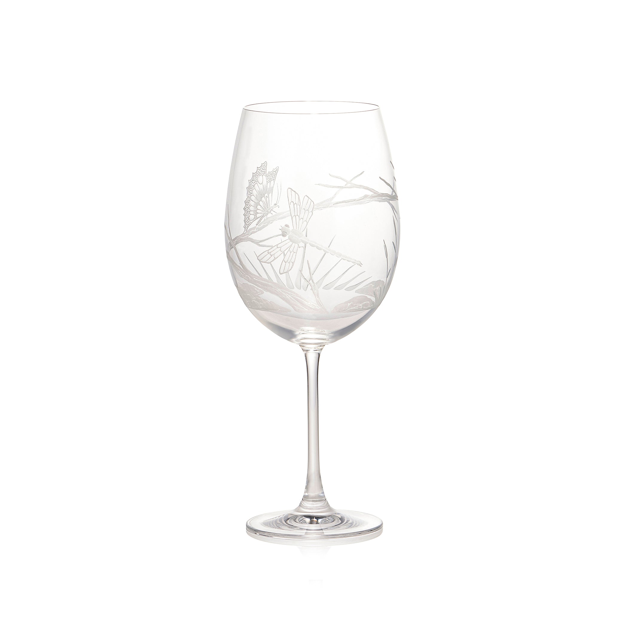 Peacock Super Bling Wine Glass by Lolita