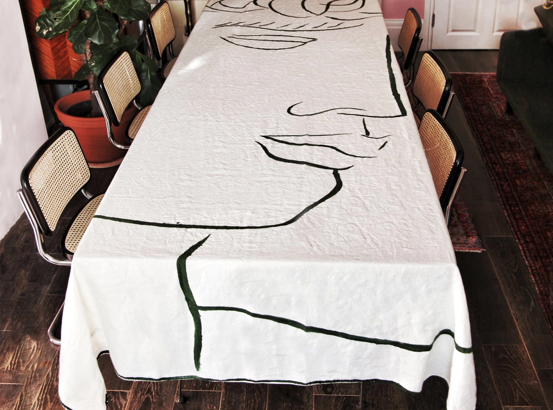 'Antinous I' Summerill & Bishop x Luke Edward Hall Linen Tablecloth