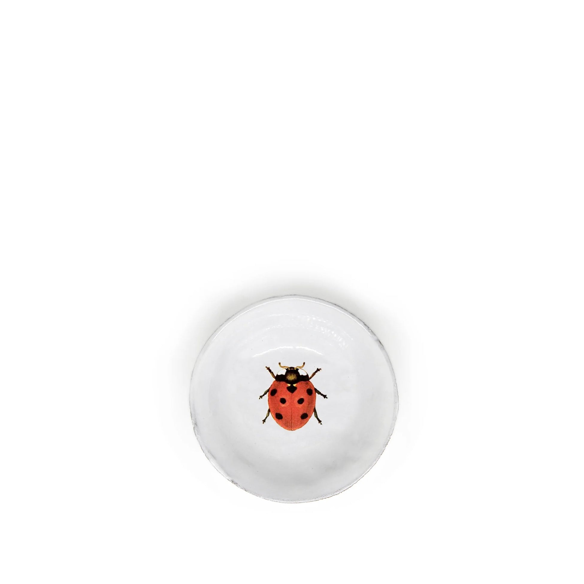 Ladybird Soup Bowl by Astier de Villatte, 14.5cm