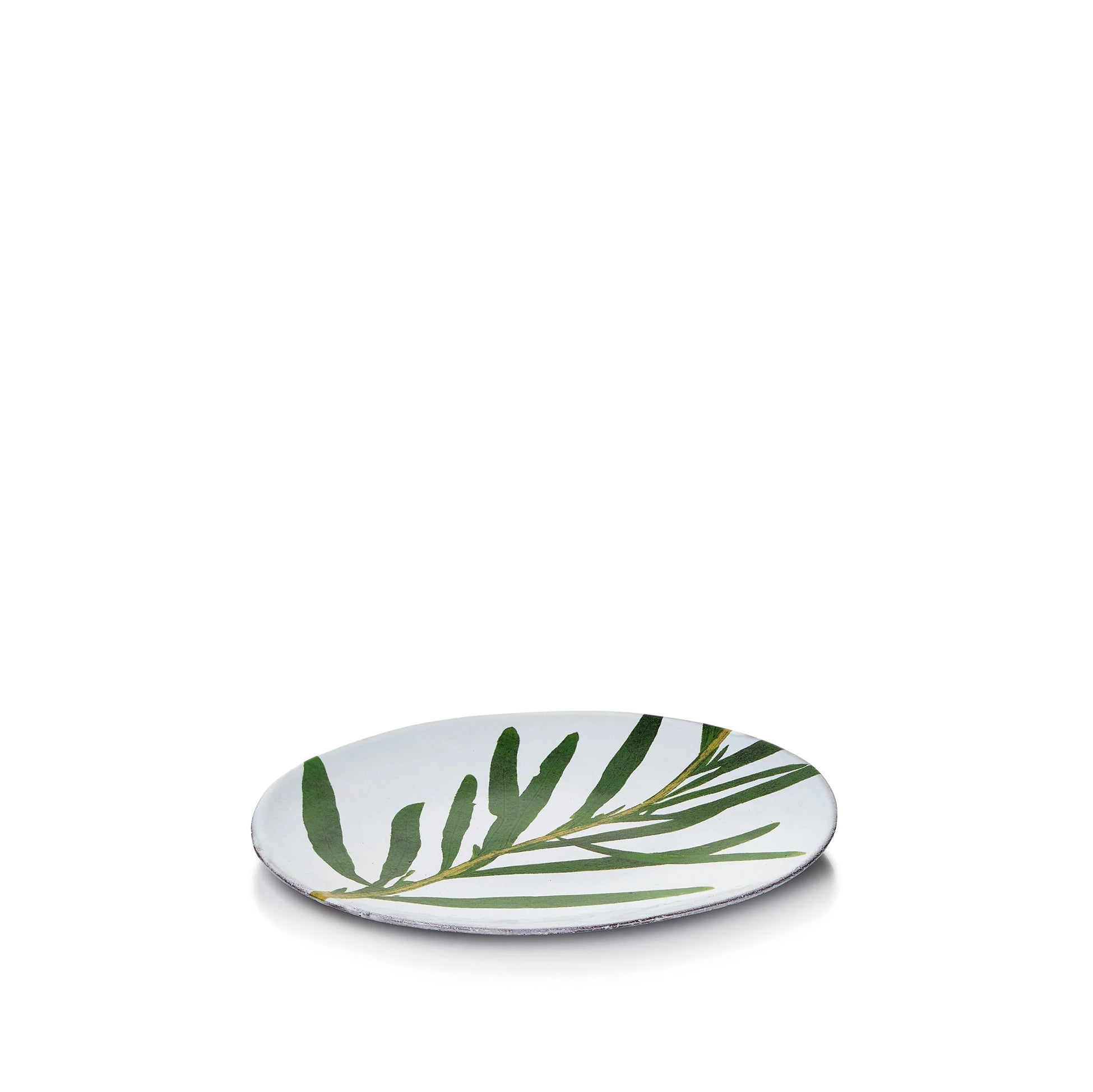 Reseda Leaf Plate by Astier de Villatte, 24cm