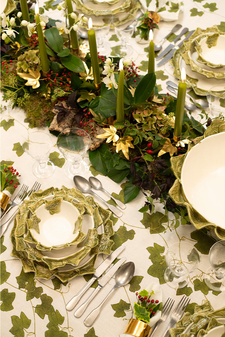 Ivy Brass Wrap Around Napkin Ring