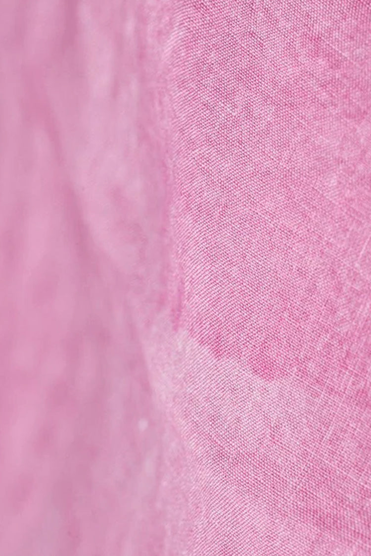 Full Field Linen Tablecloth in Rose Pink