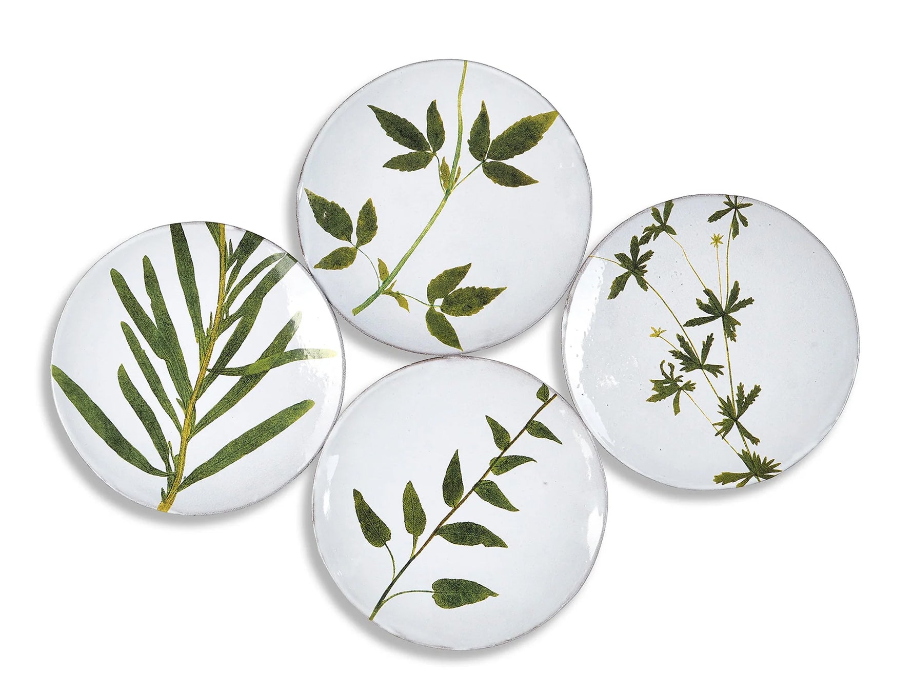 Reseda Leaf Plate by Astier de Villatte, 24cm