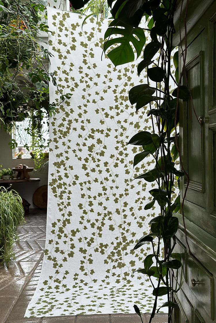 'Ivy' Herbarium Linen Tablecloth