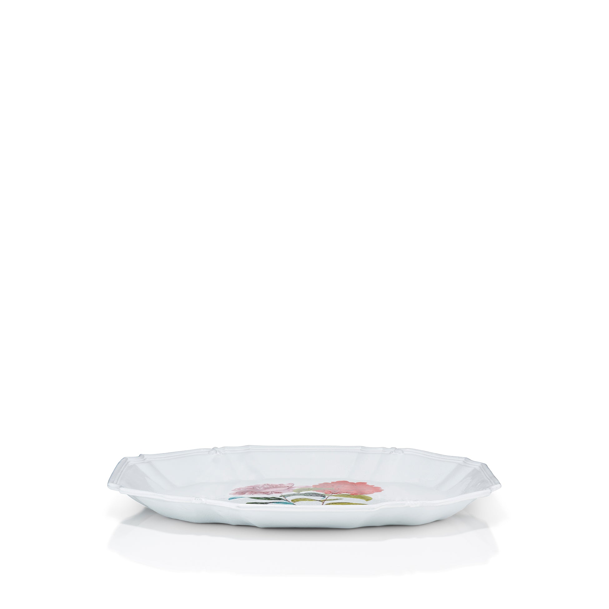 Ceramic Stuttgart Roses Flowers Platter by Astier de Villatte, 40cm