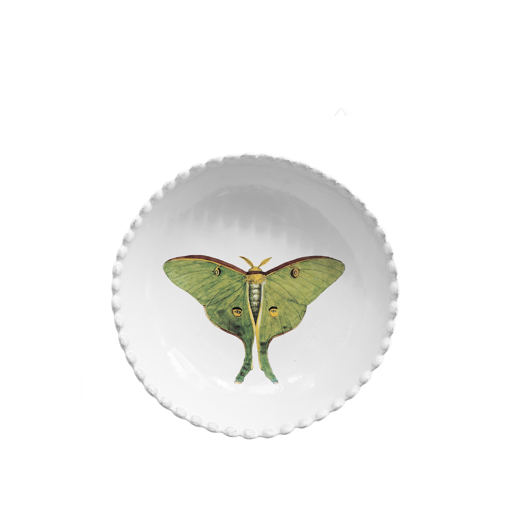 Green Butterfly Bowl by Astier de Villatte, 21.5cm