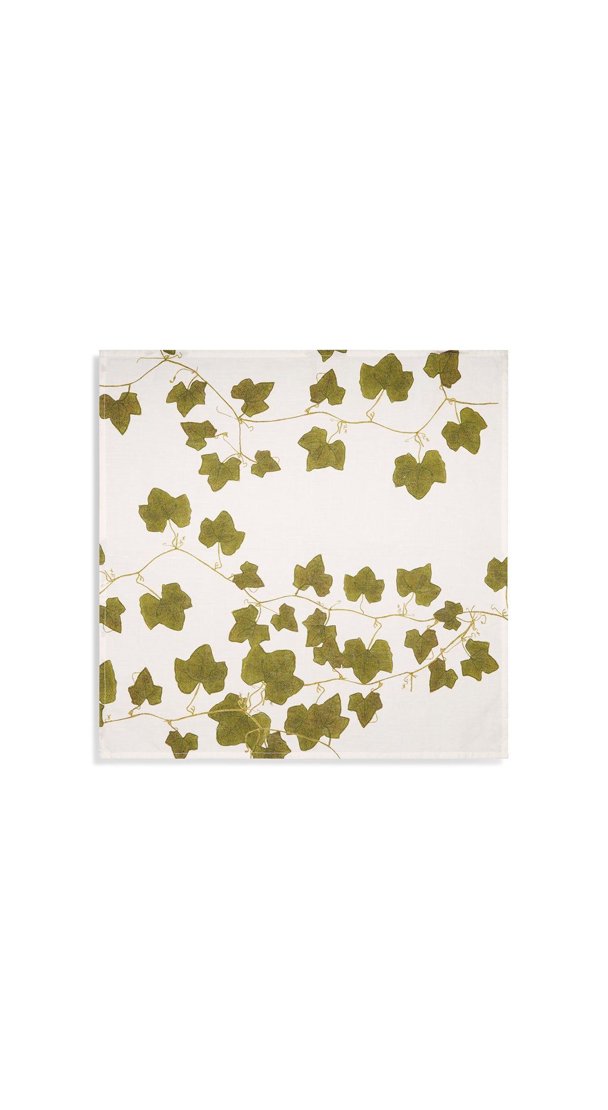 'Ivy' Herbarium Linen Napkin, 50x50cm