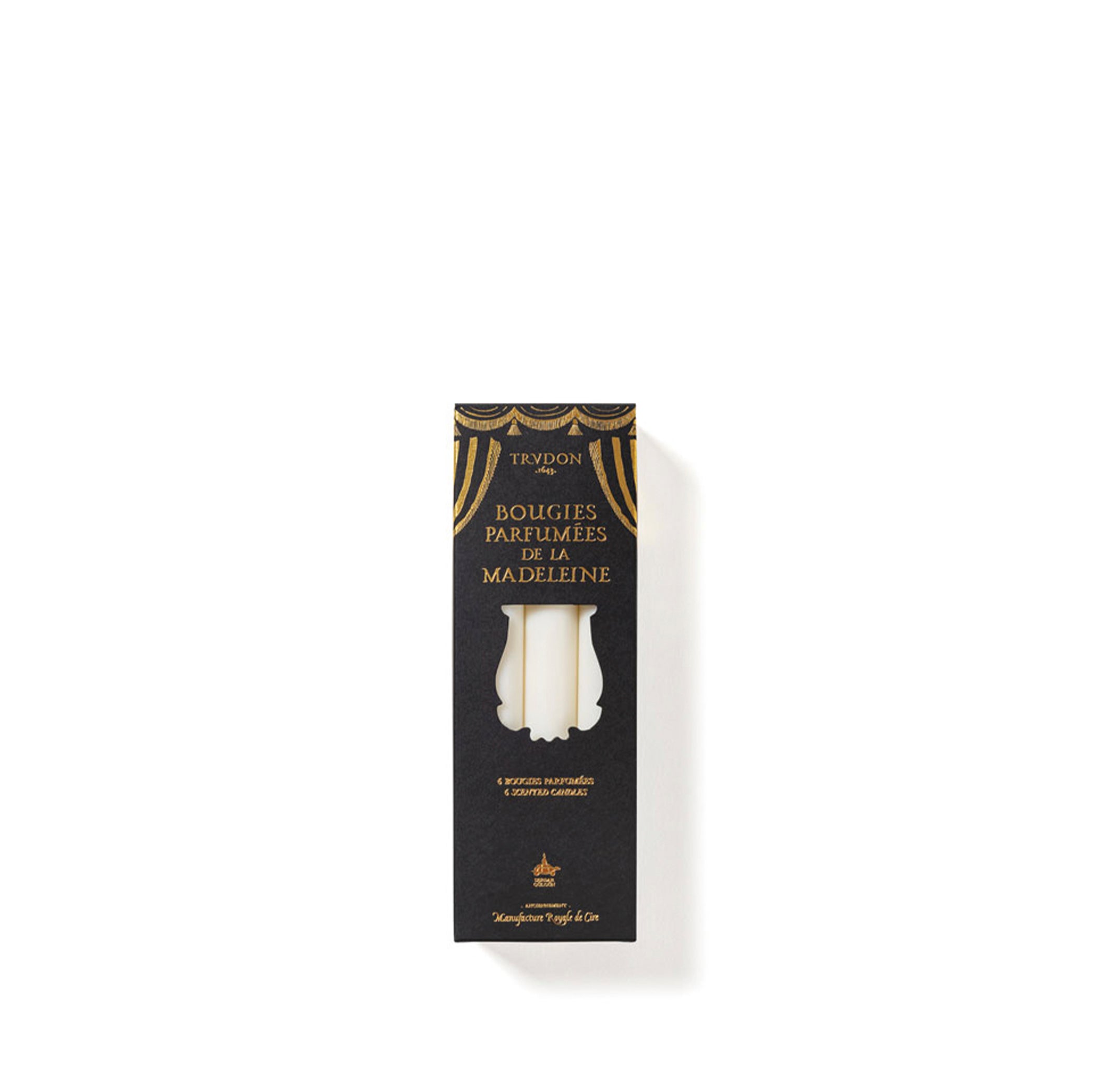 'The King's Ball' Special Edition Gabriel 6 Ivory Scented Madeleine Candles by Trudon, 20cm