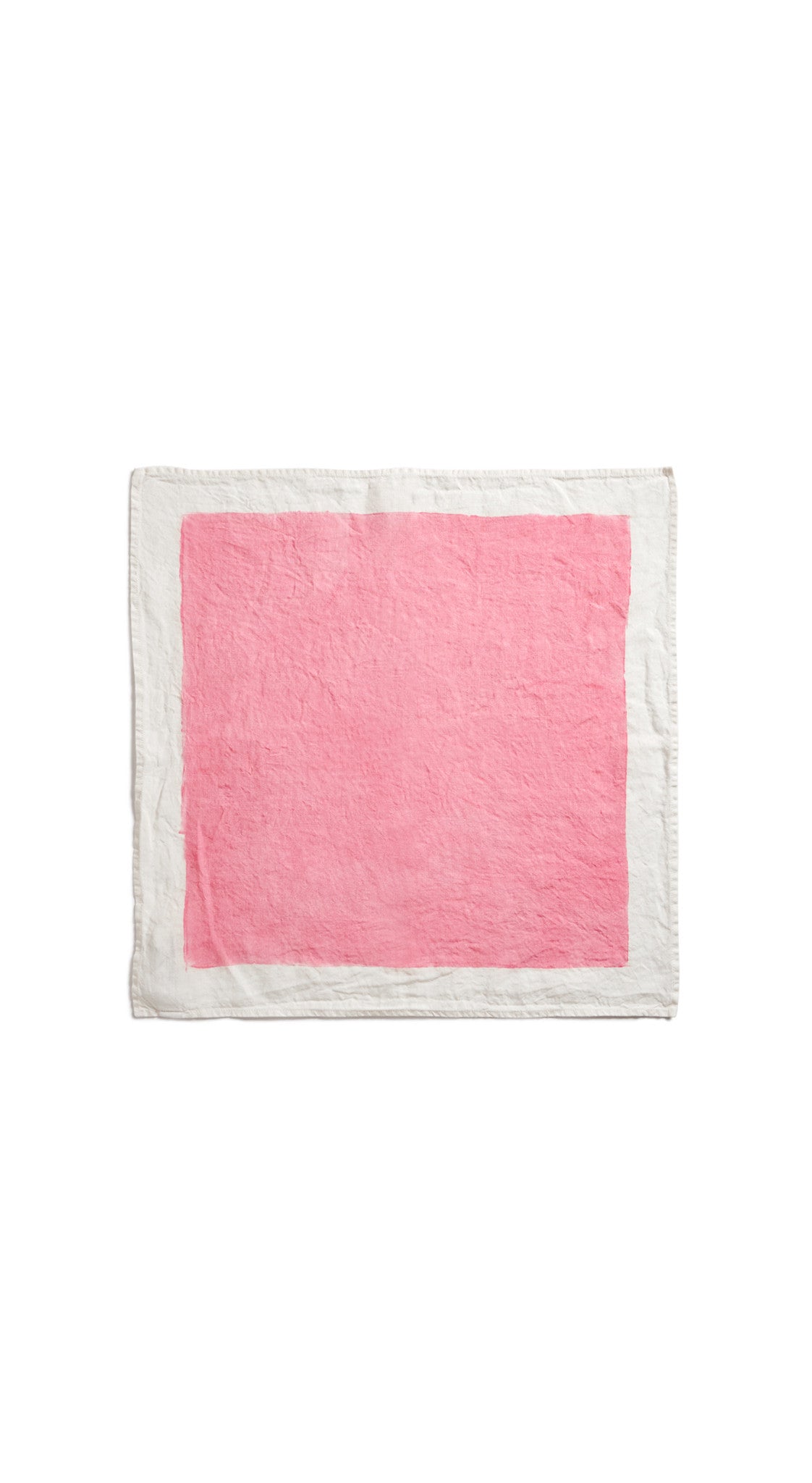 Full Field Linen Napkin in Fuchsia Pink, 50x50cm