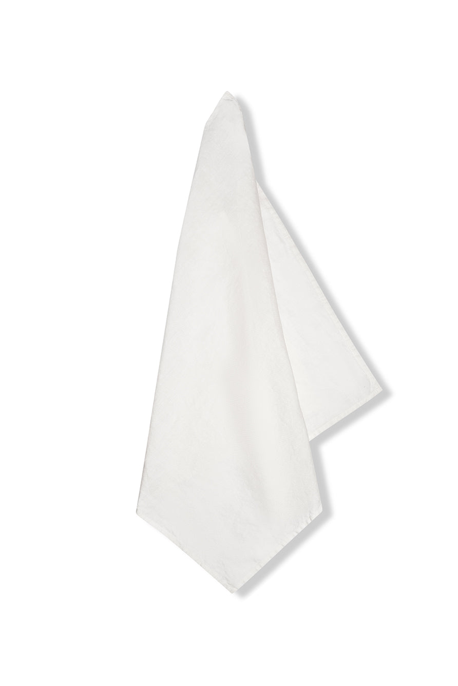 Plain White Linen Napkin, 50x50cm