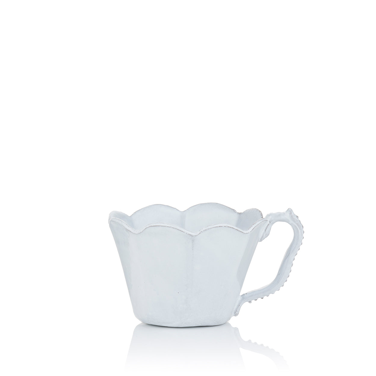 Ceramic Marguerite Tea Cup by Astier de Villatte, 14cm