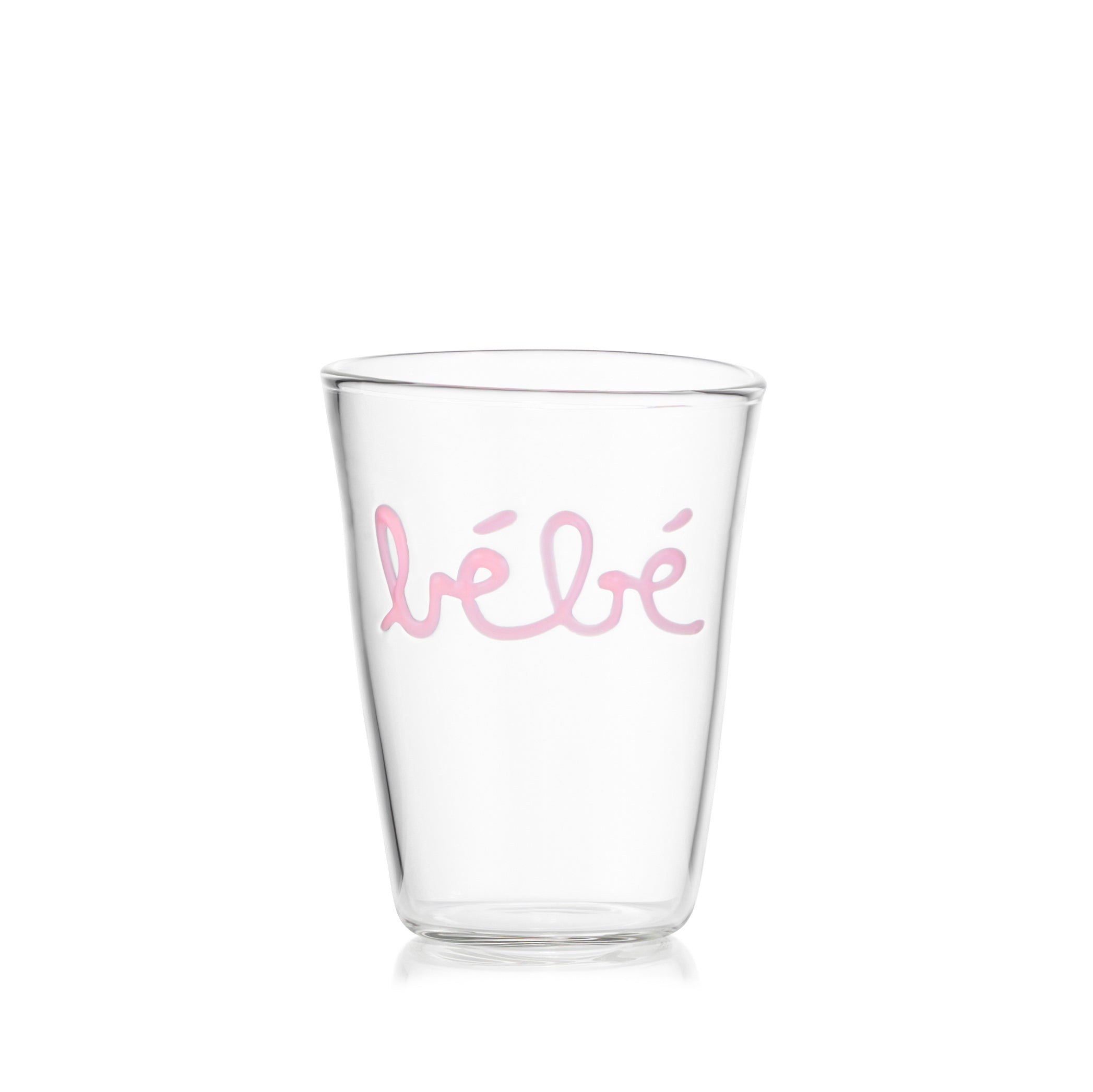 Handblown Glass 'Bébé' (Baby) Tumbler in Pink