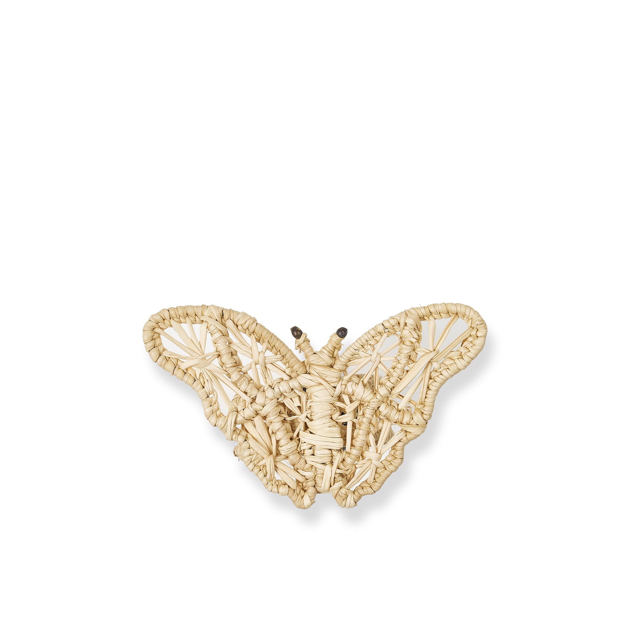 Handwoven Natural Butterfly Napkin Ring