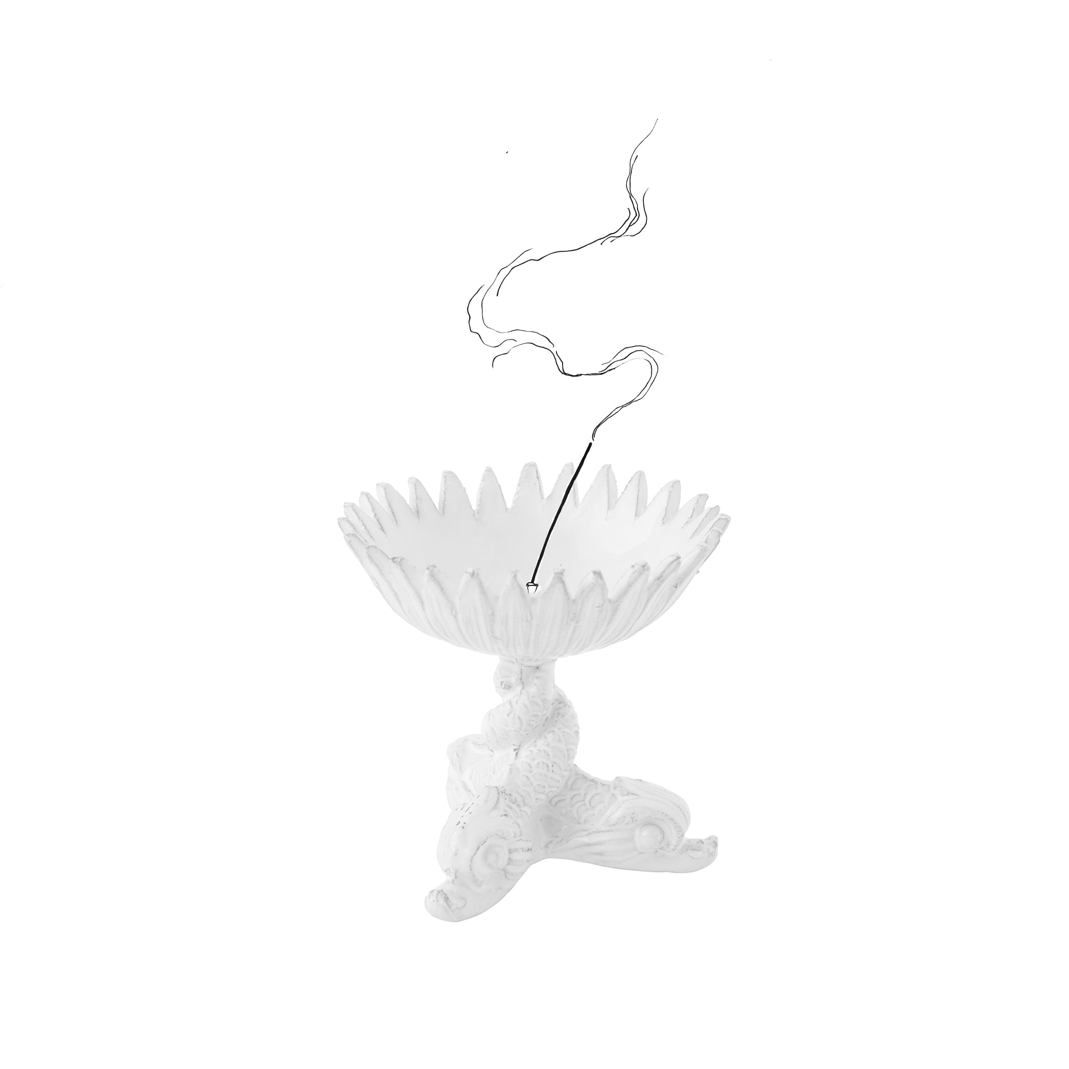 Dauphin Dragon Incense Holder by Astier de Villatte, 9cm