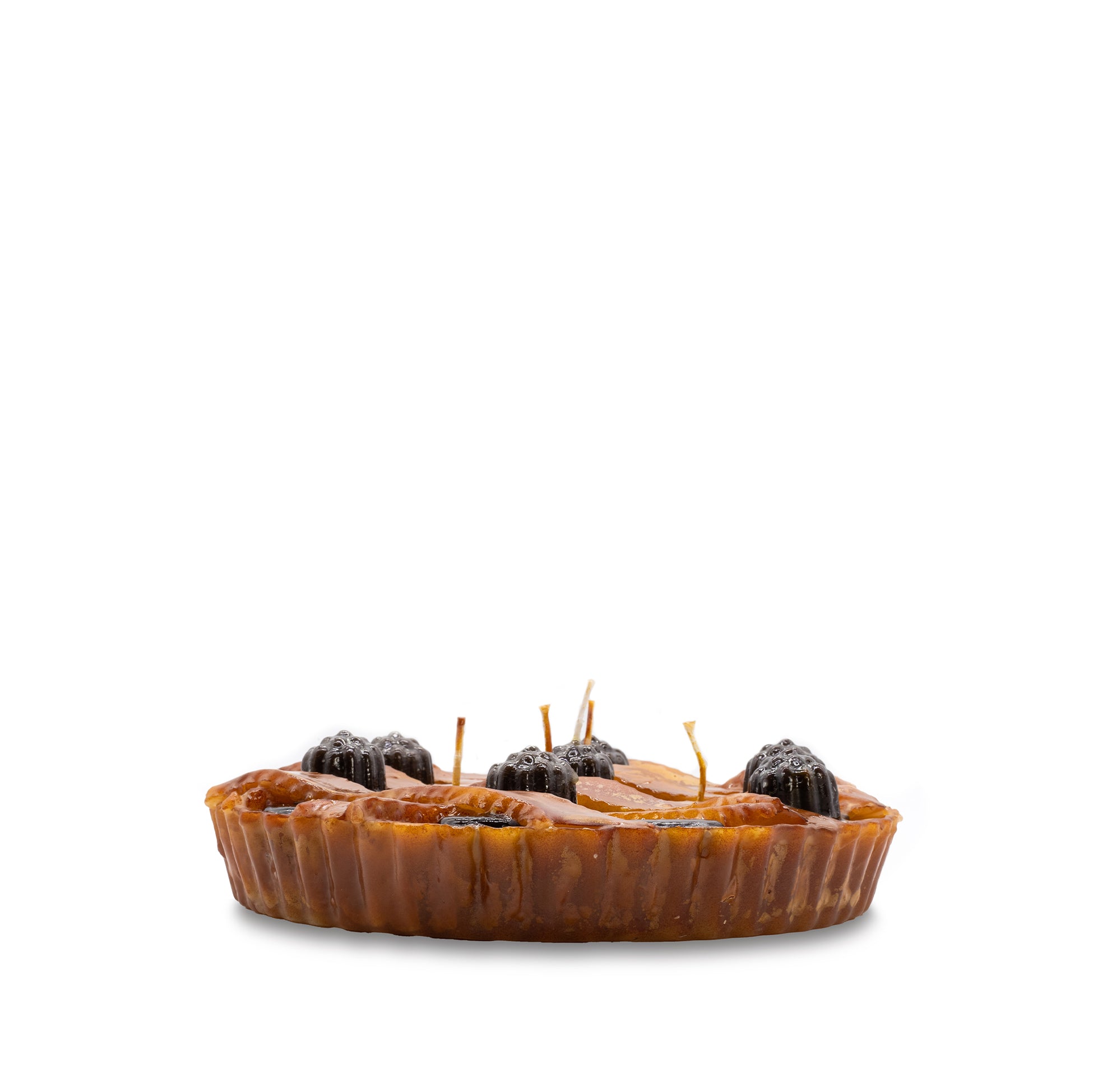 Blackberry Fruit Tart Decorative Candle, 24cm