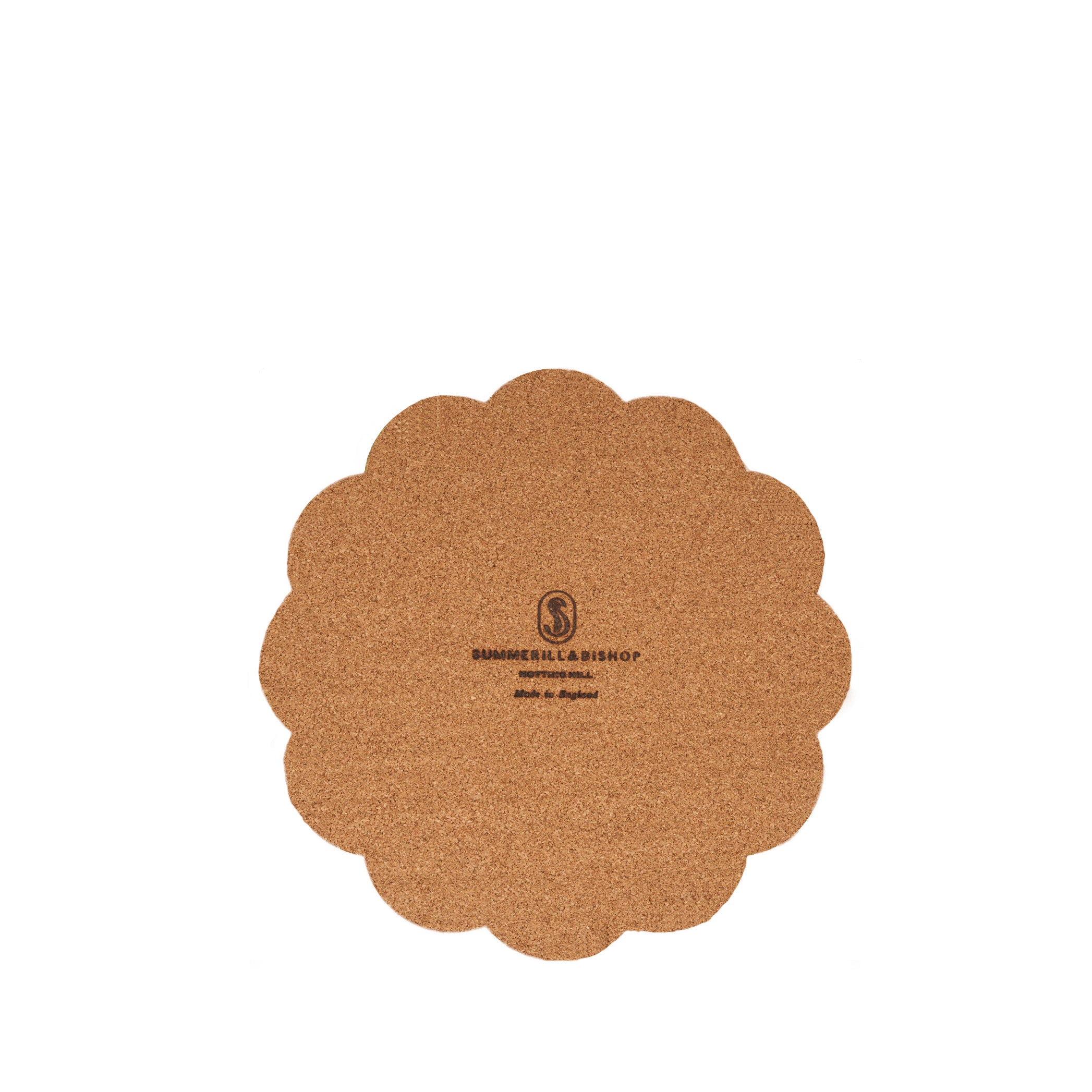 'Fraises des Bois' Scalloped Cork-backed Placemat