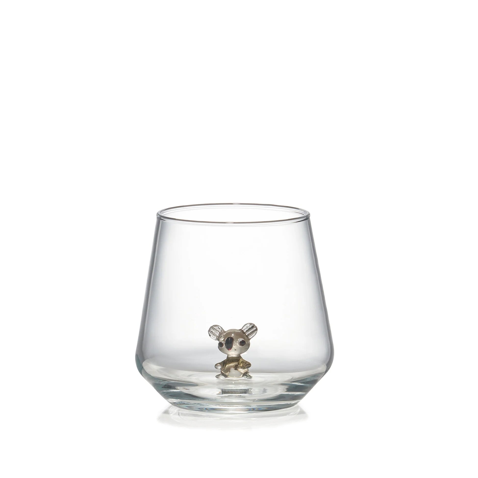 Handblown Murano Koala Glass