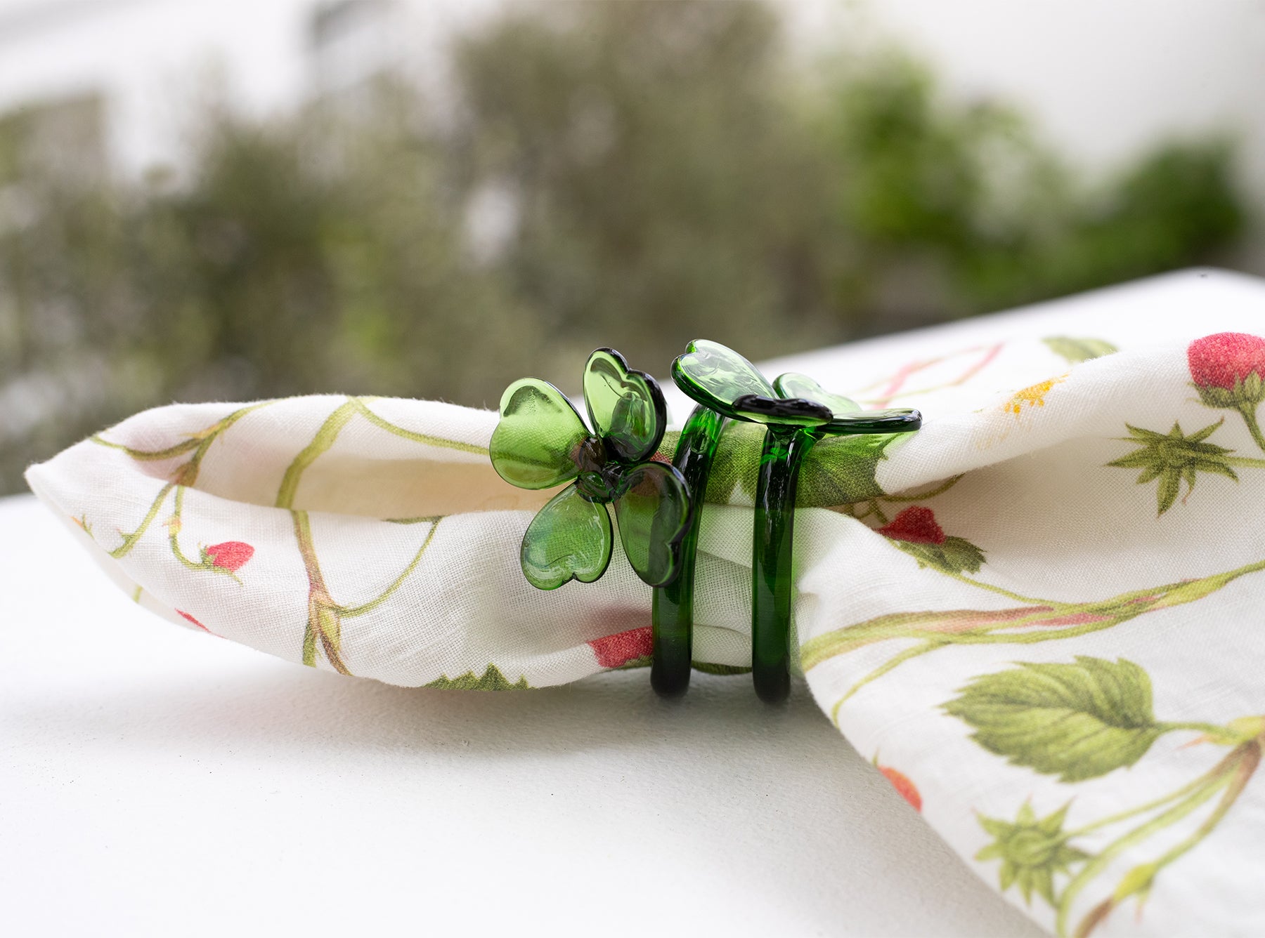 Lucky Clover Napkin Ring