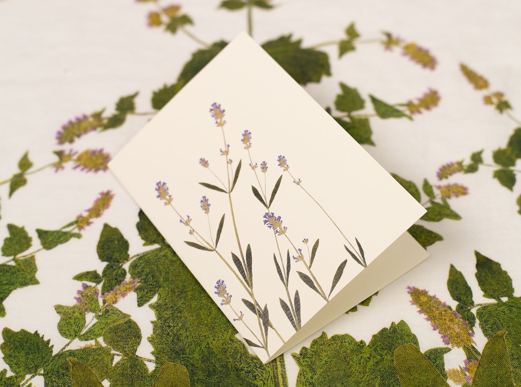 'Lavender' Greeting Card, 15cm x 10cm