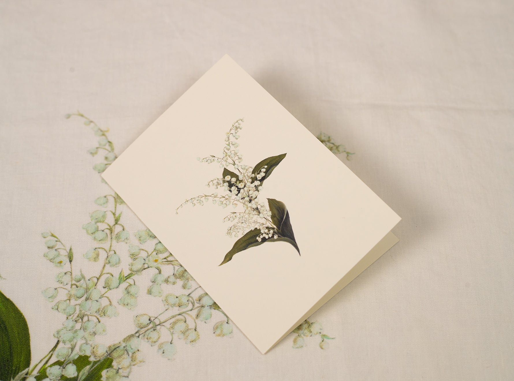 'Lily of the Valley' Greeting Card, 15cm x 10cm