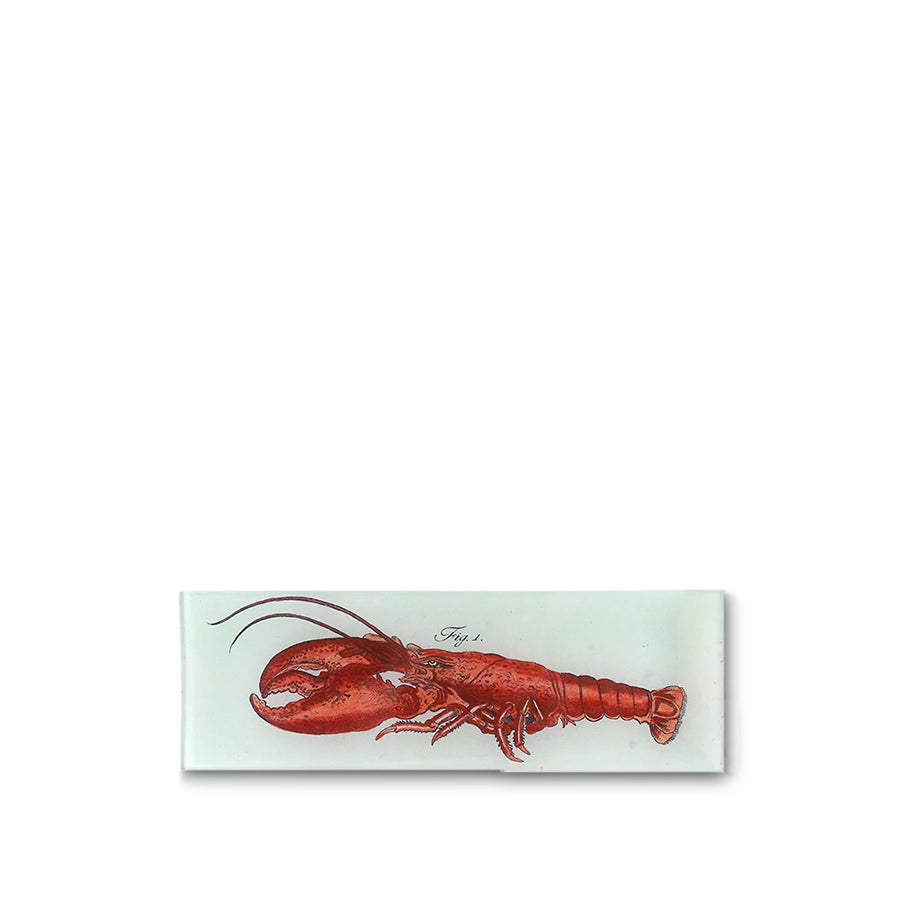 John Derian Red Lobster Long Tray, 30cm