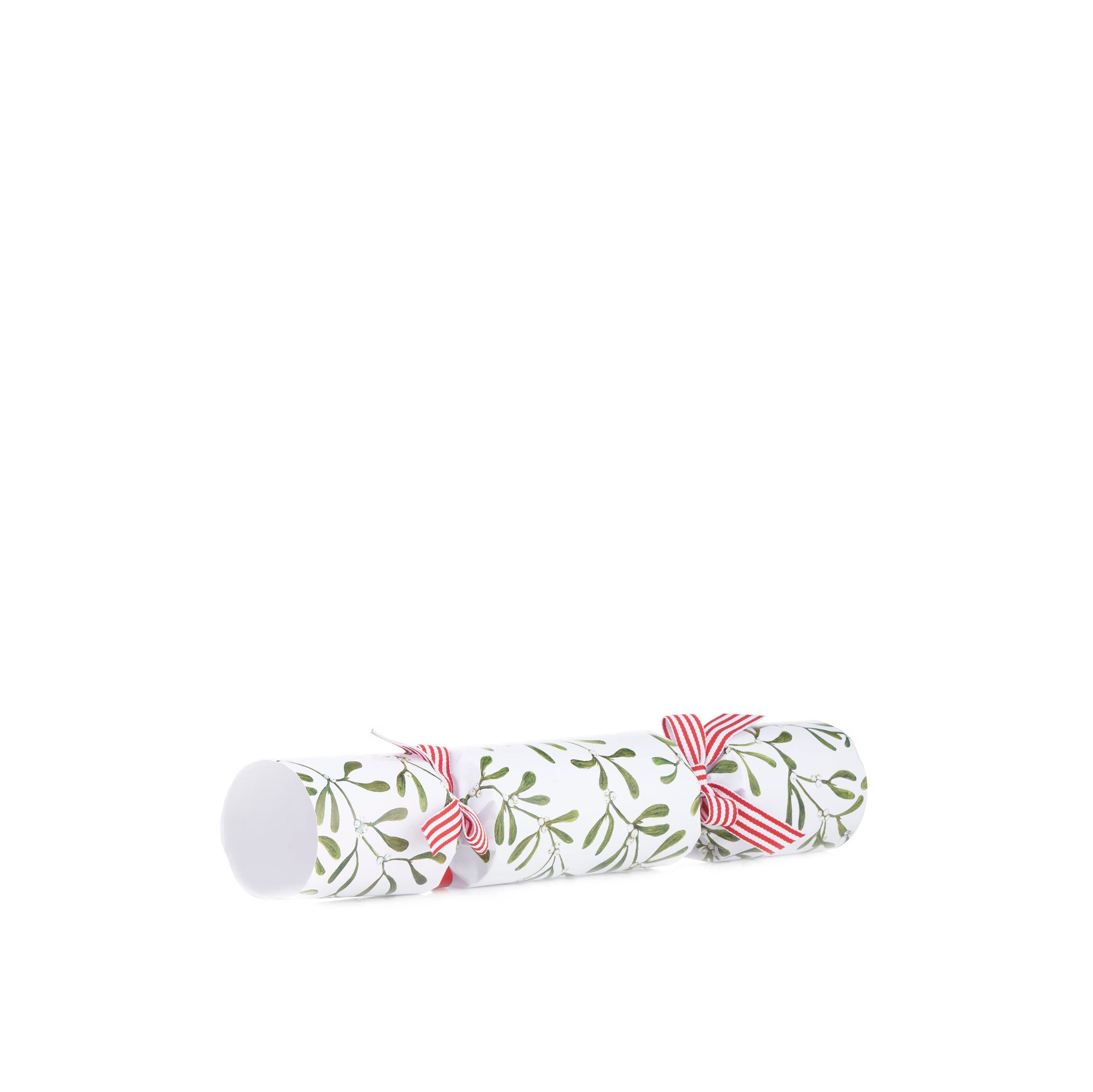 Christmas Crackers with 'Mistletoe' Print, Box of 6 (UK ONLY)