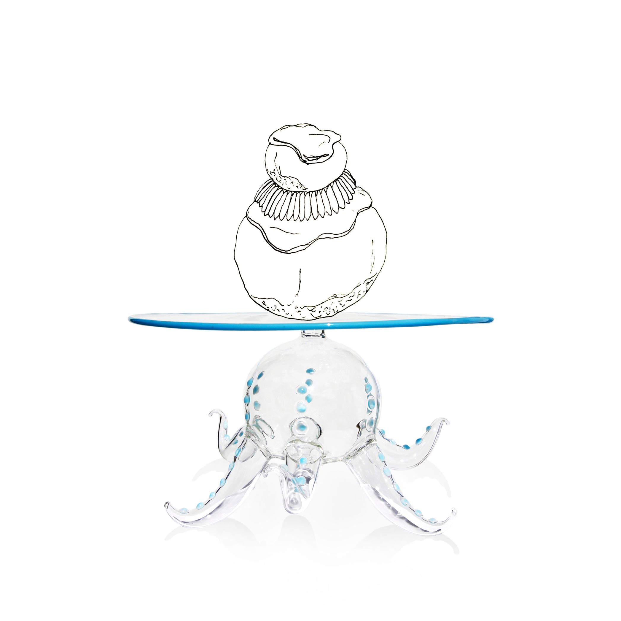 Loft1850 Octopus Cake Stand with Glass Dome: Buy Online at Best Price in  UAE - Amazon.ae