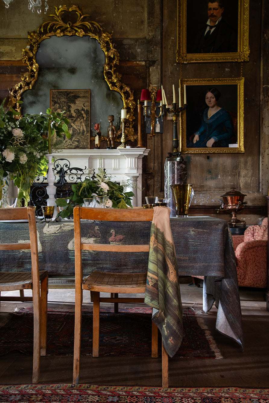 S&B x John Derian 'Central Park' Linen Tablecloth