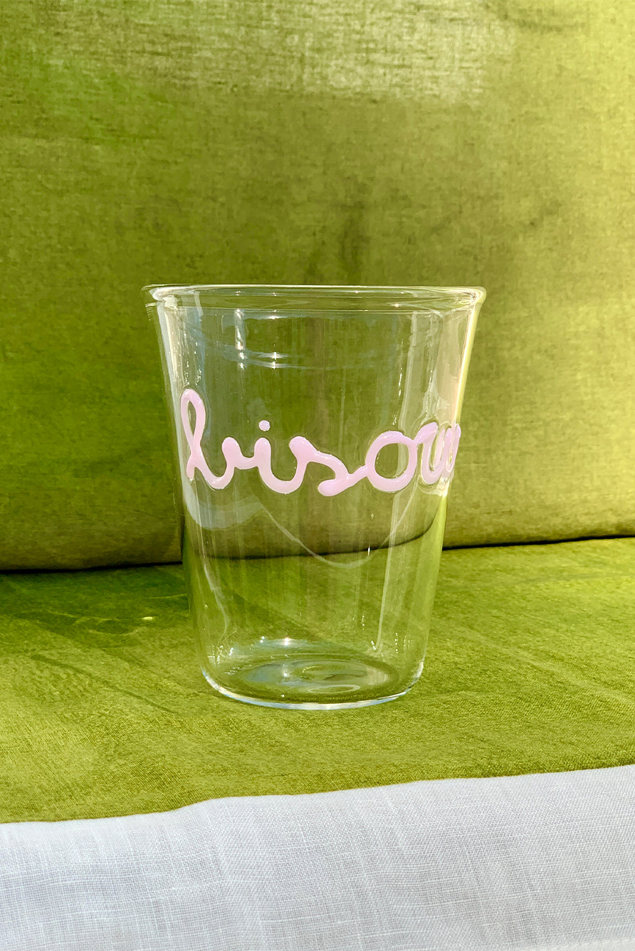 Handblown Glass 'Bébé' (Baby) Tumbler in Pink