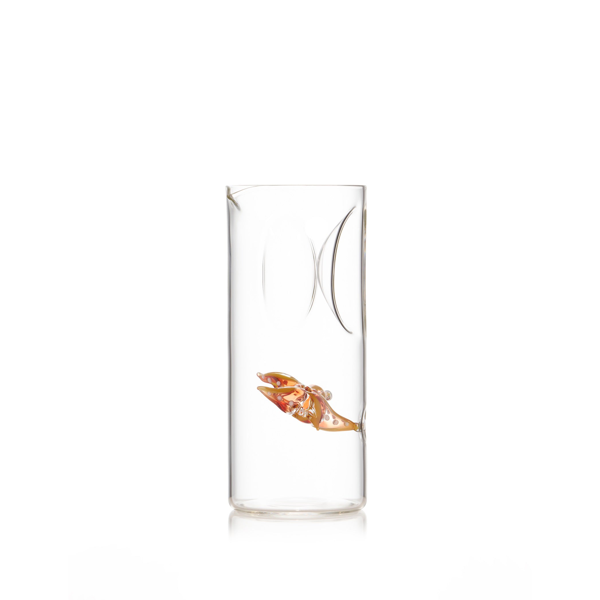 Handblown Glass Star Fish Carafe, 21.5cm