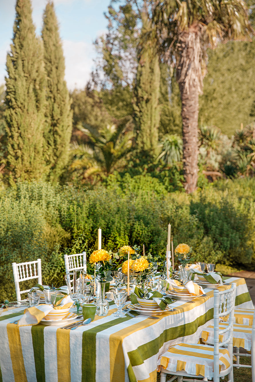 On sale Linen3tablecloth7bu9ter yellow