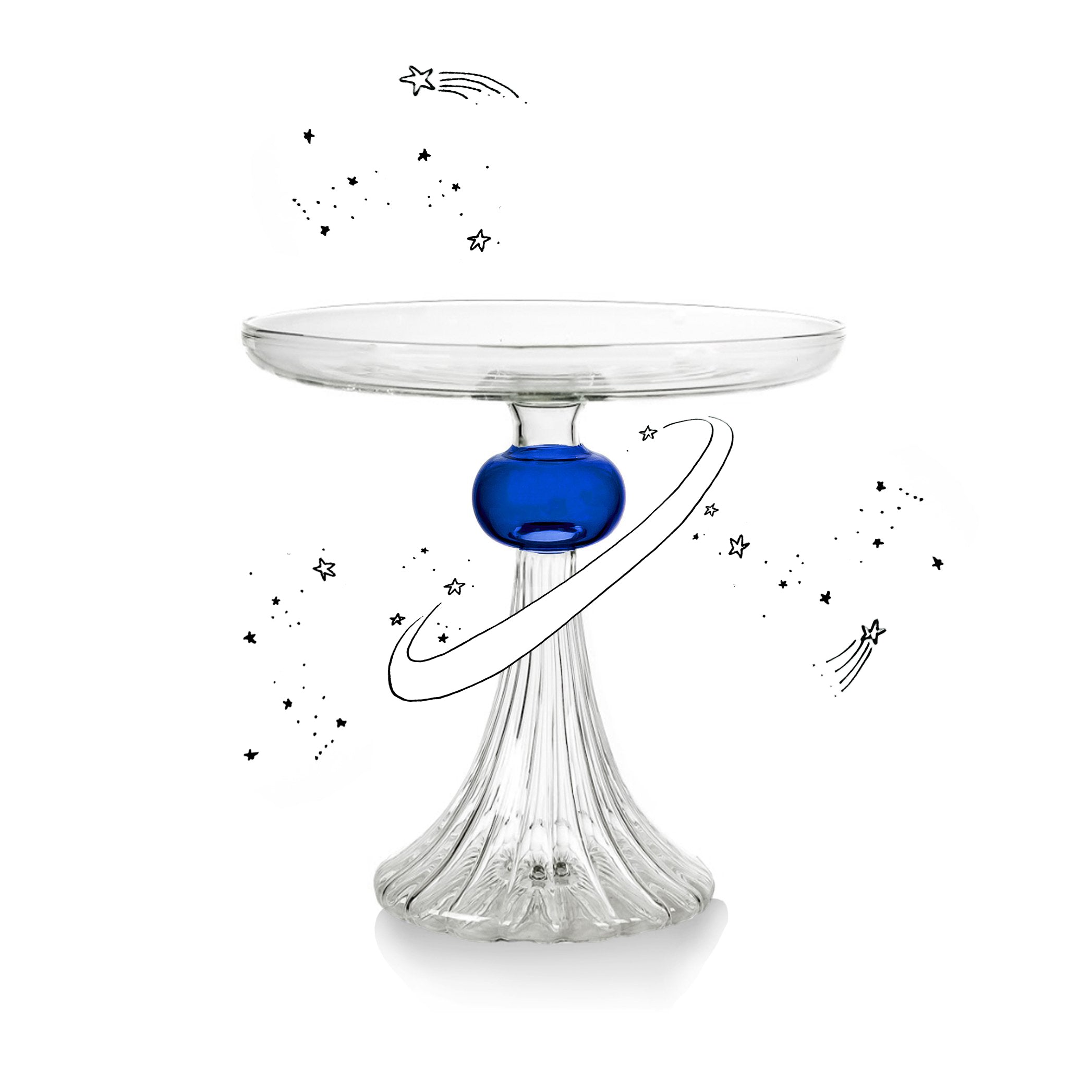 Verona Cake Stand in Blue